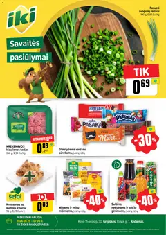 IKI parduotuvės leidinio IKI leidinys - Specialūs pasiūlymai IKI Grigiškės – Kovo 11-osios ir IKI Kėdainiai parduotuvės klientams galiojančio nuo 2026.06.29 peržiūra
