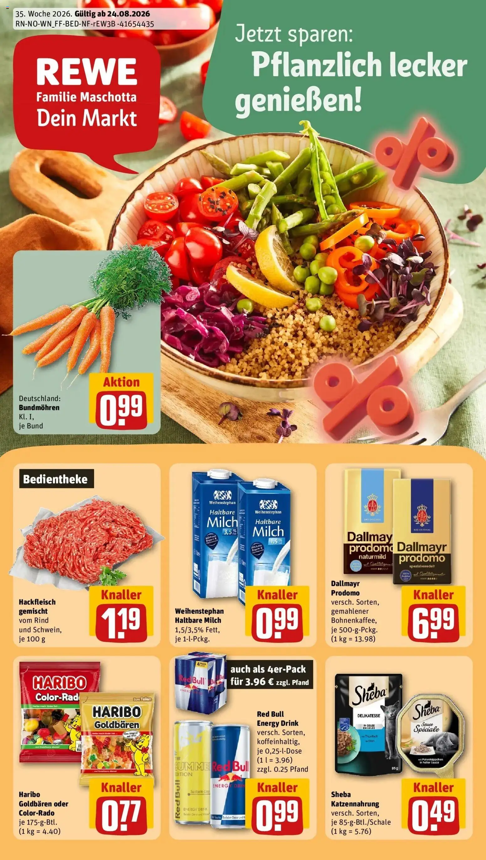 Vorschau von dem Prospekt des Geschäftes Rewe, gültig ab dem 24.08.2026