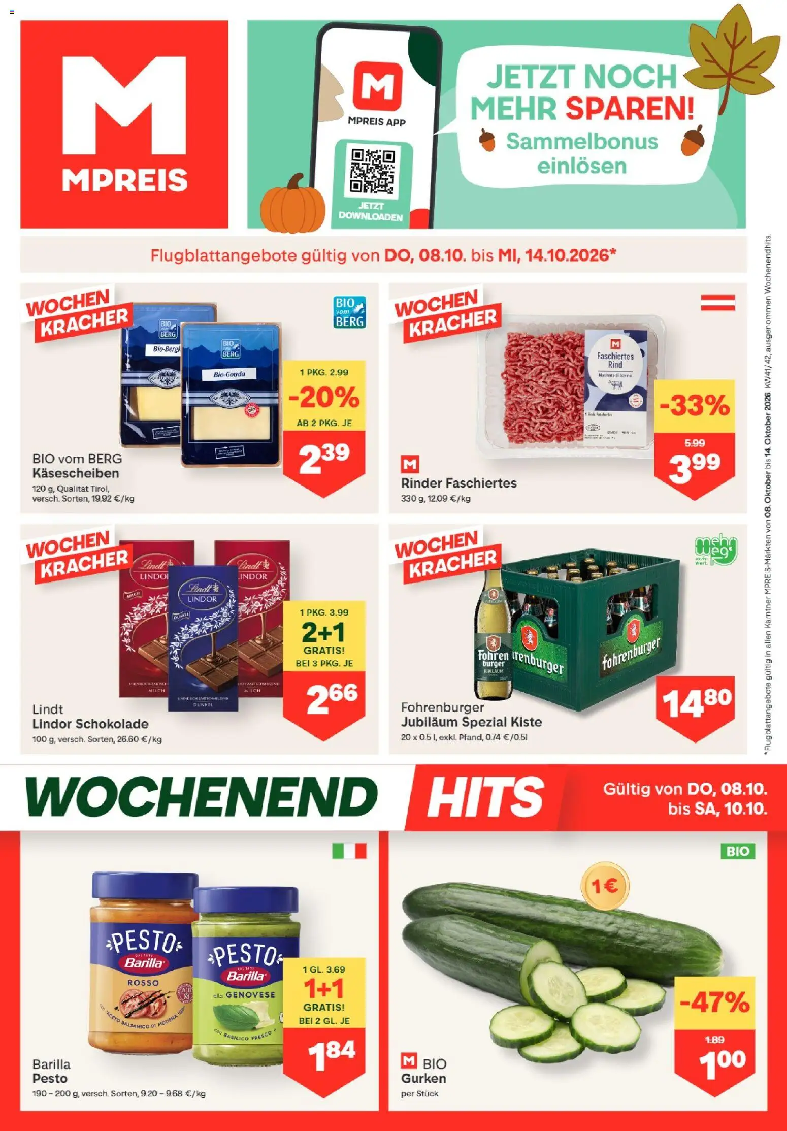 Vorschau der Angebote: MPREIS MPREIS Dellach im Drautal gültig ab 08.10.2026