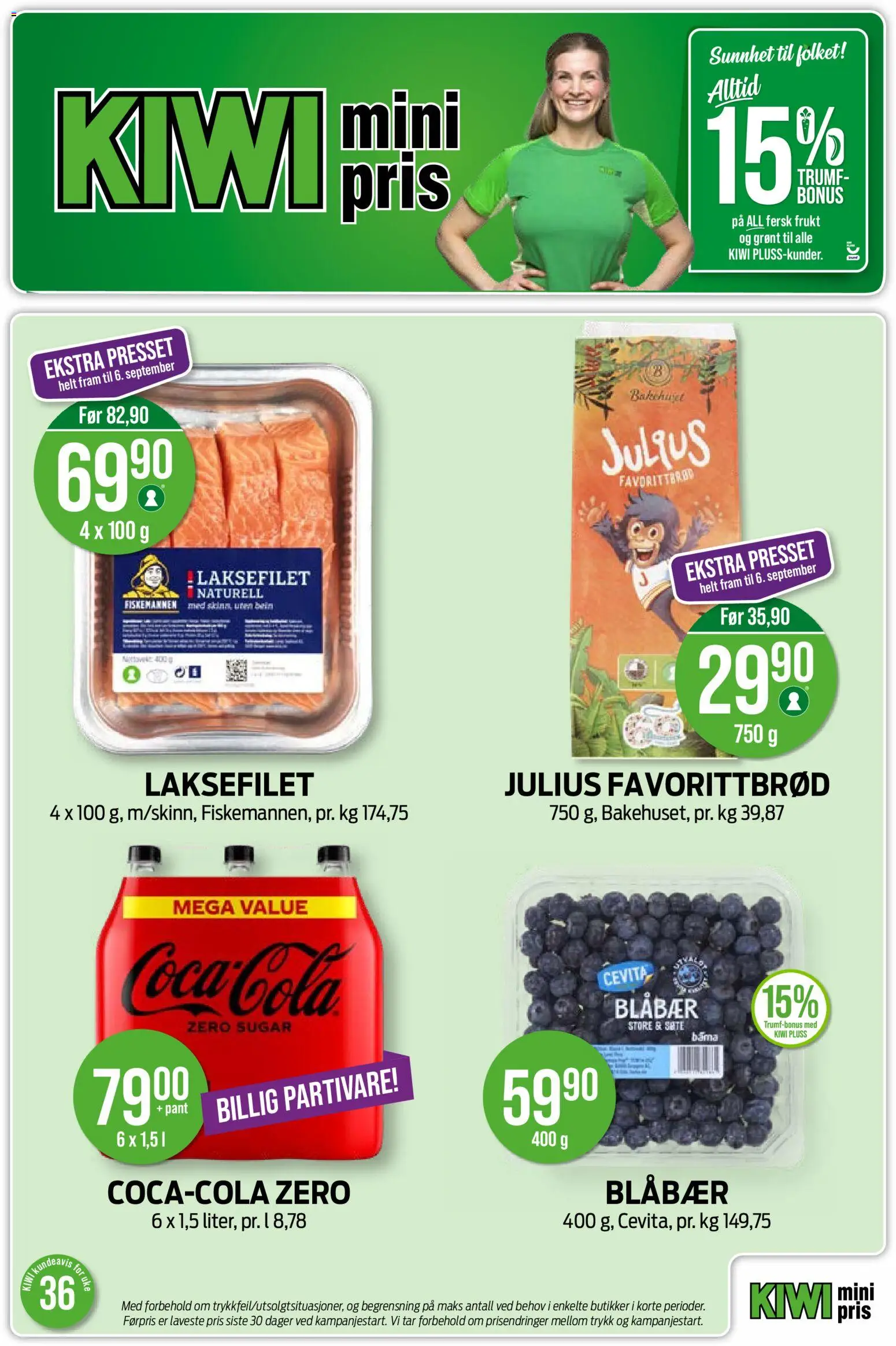 Forhåndsvis Kiwi kundeavis fra butikk Kiwi gyldig fra 31/08/2026