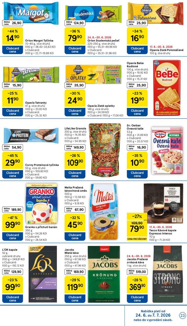 Nový Tesco leták od 24.06.