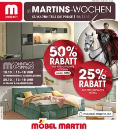 Vorschau von dem Prospekt des Geschäftes Möbel Martin, gültig ab dem 16.10.2026