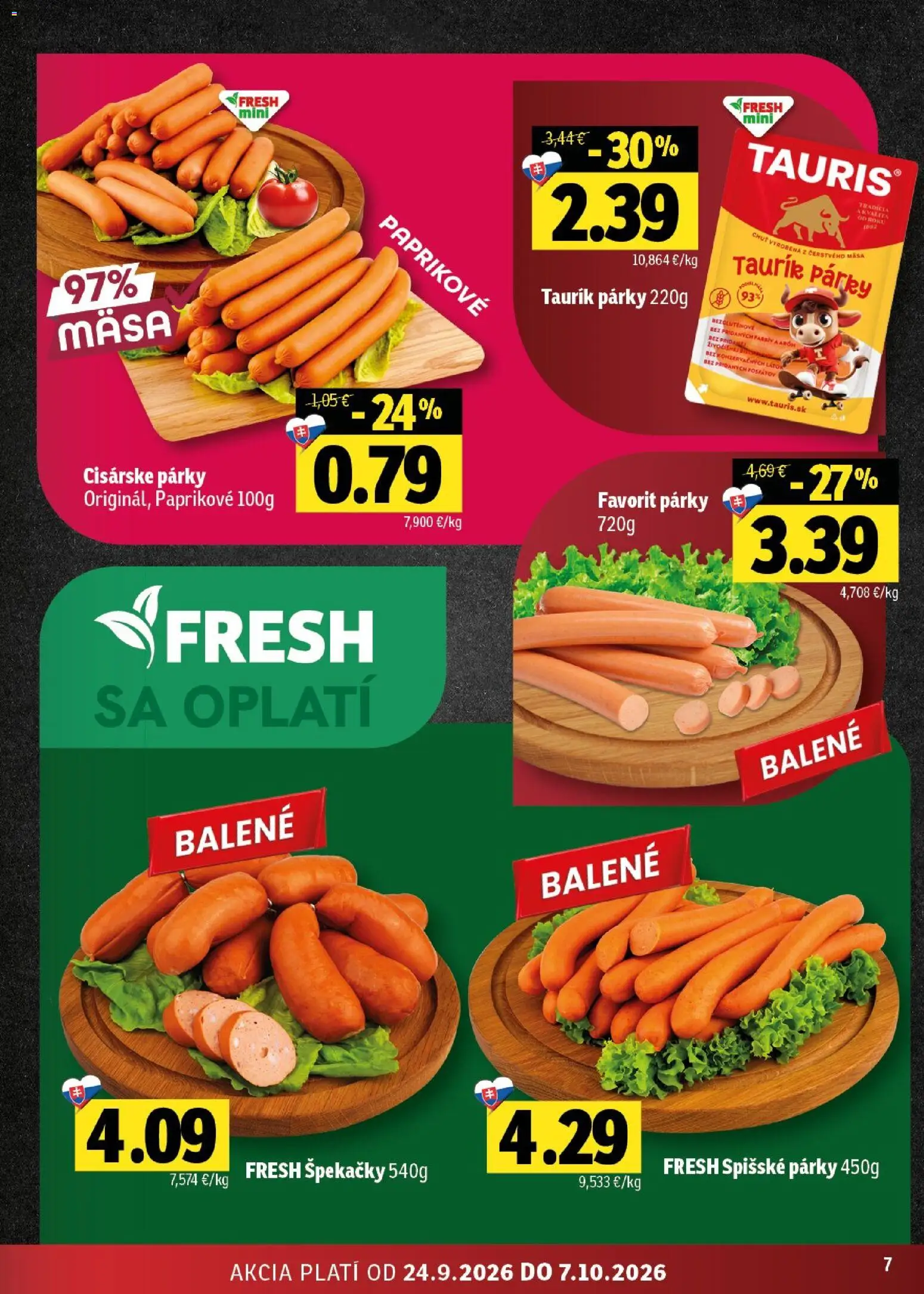 Náhľad Fresh letáku platného od 24.09.2026