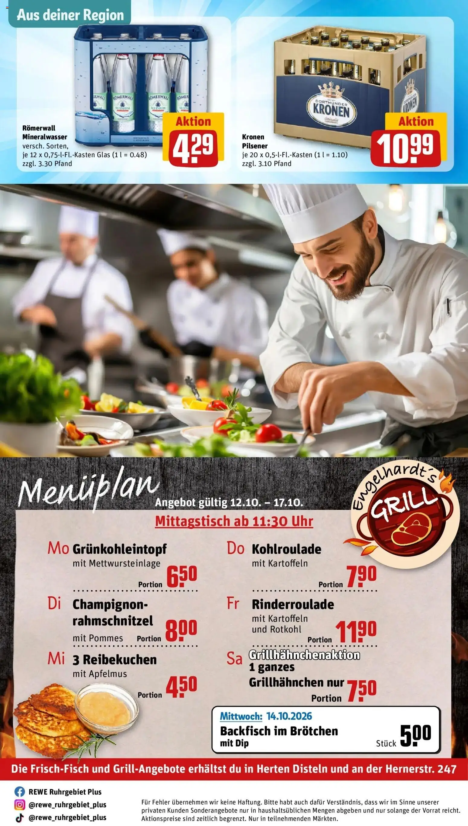 Vorschau von dem Prospekt des Geschäftes Rewe, gültig ab dem 12.10.2026