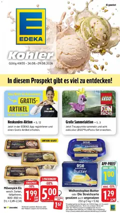 Vorschau von dem Prospekt des Geschäftes Edeka, gültig ab dem 24.08.2026