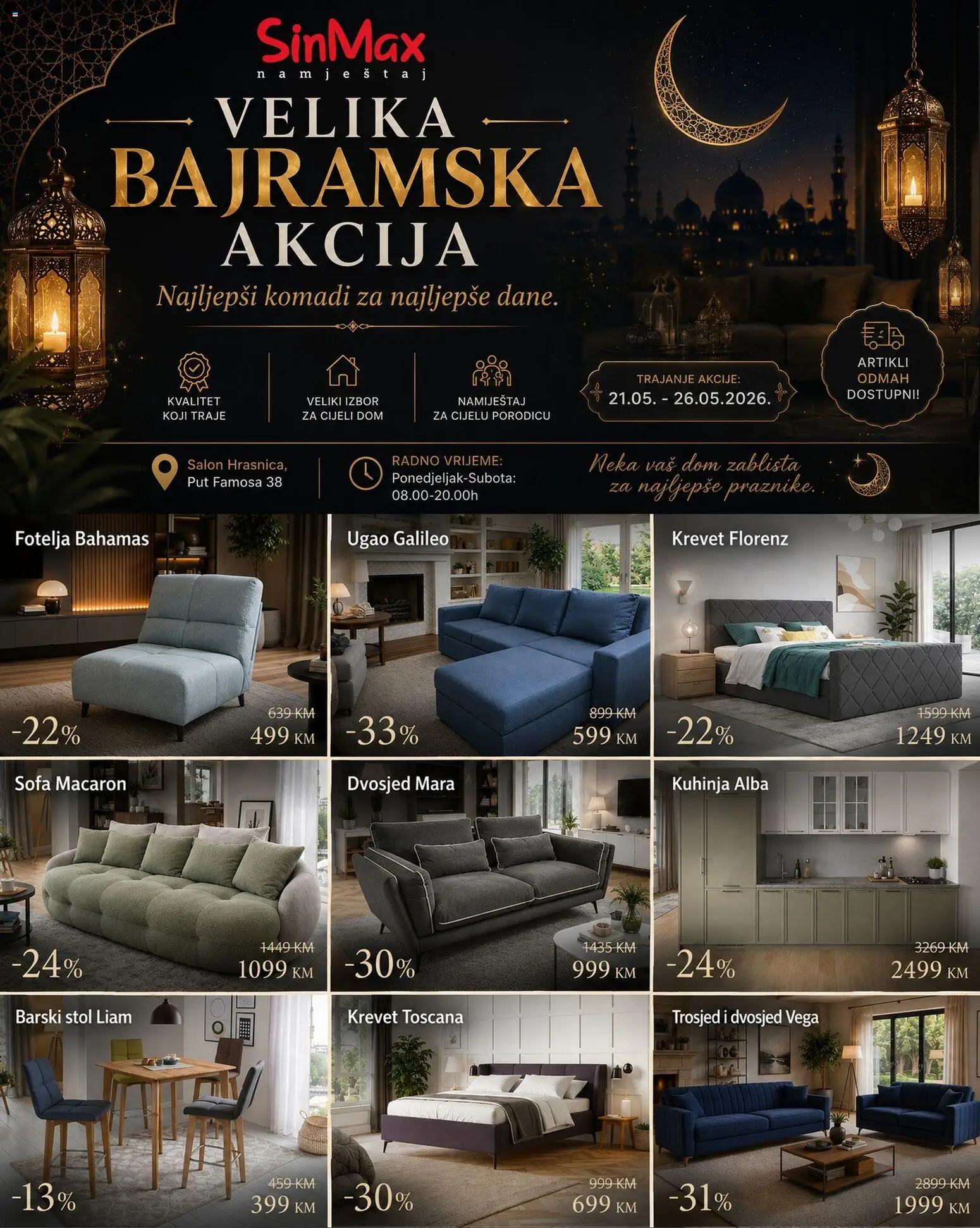 Pregled letka SinMax katalog trgovine SinMax vrijedi od 21.05.2026