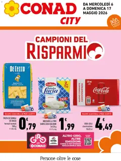 Anteprima dell'opuscolo Conad volantino City Lazio dal negozio Conad valido da 06/05/2026