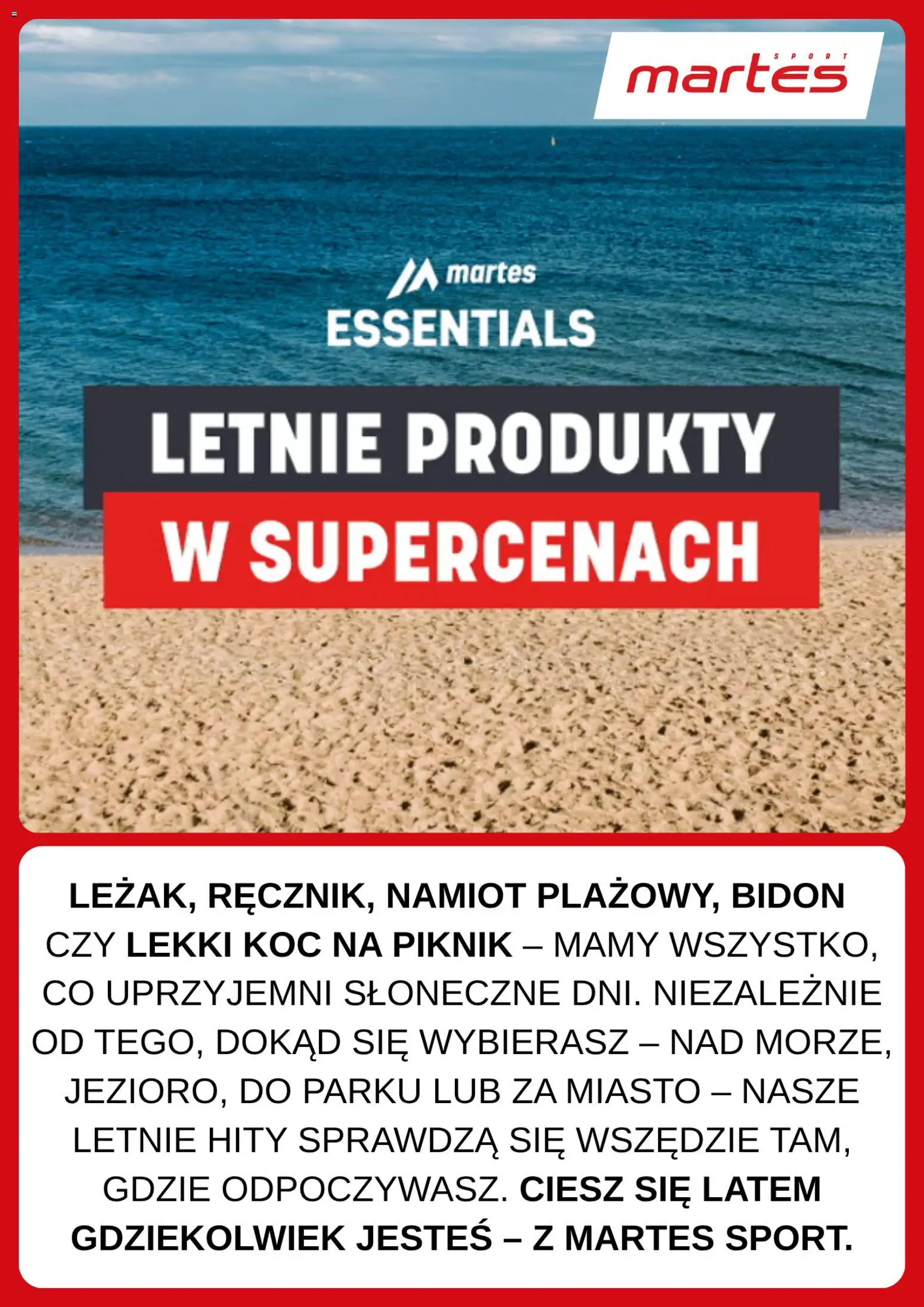 Pogląd gazetki "Martes sport promocje" ze sklepu Martes sport ważnej od 20.07.2026
