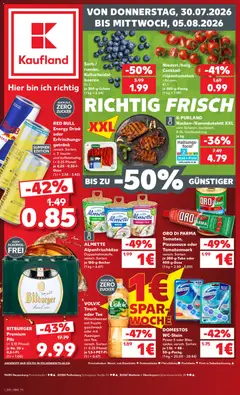 Vorschau von dem Prospekt des Geschäftes Kaufland, gültig ab dem 30.07.2026