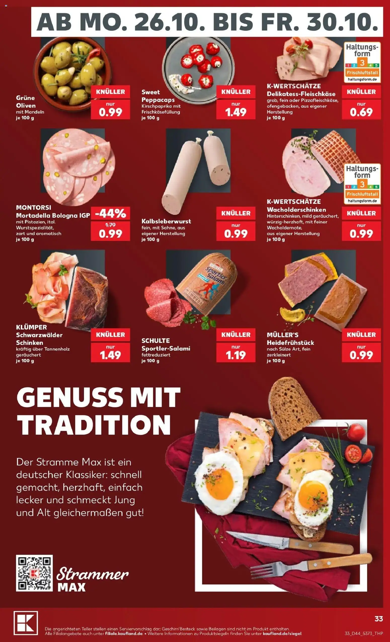 Vorschau von dem Prospekt des Geschäftes Kaufland, gültig ab dem 26.10.2026