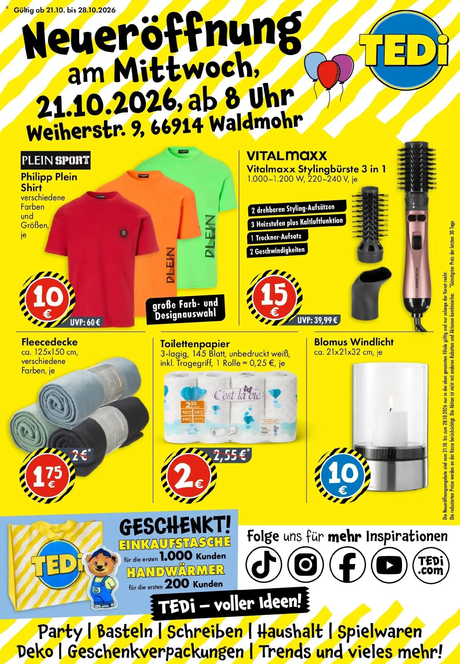 Vorschau von dem Prospekt des Geschäftes TEDi, gültig ab dem 17.10.2026