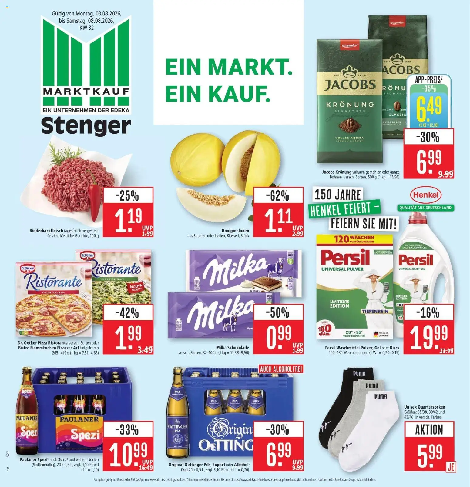 Vorschau von dem Prospekt des Geschäftes Marktkauf, gültig ab dem 03.08.2026