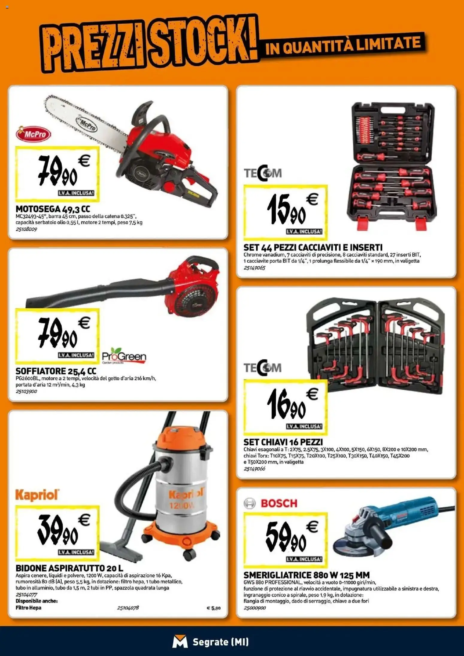 Anteprima dell'opuscolo TECNOMAT catalogo Segrate dal negozio TECNOMAT valido da 29/10/2026