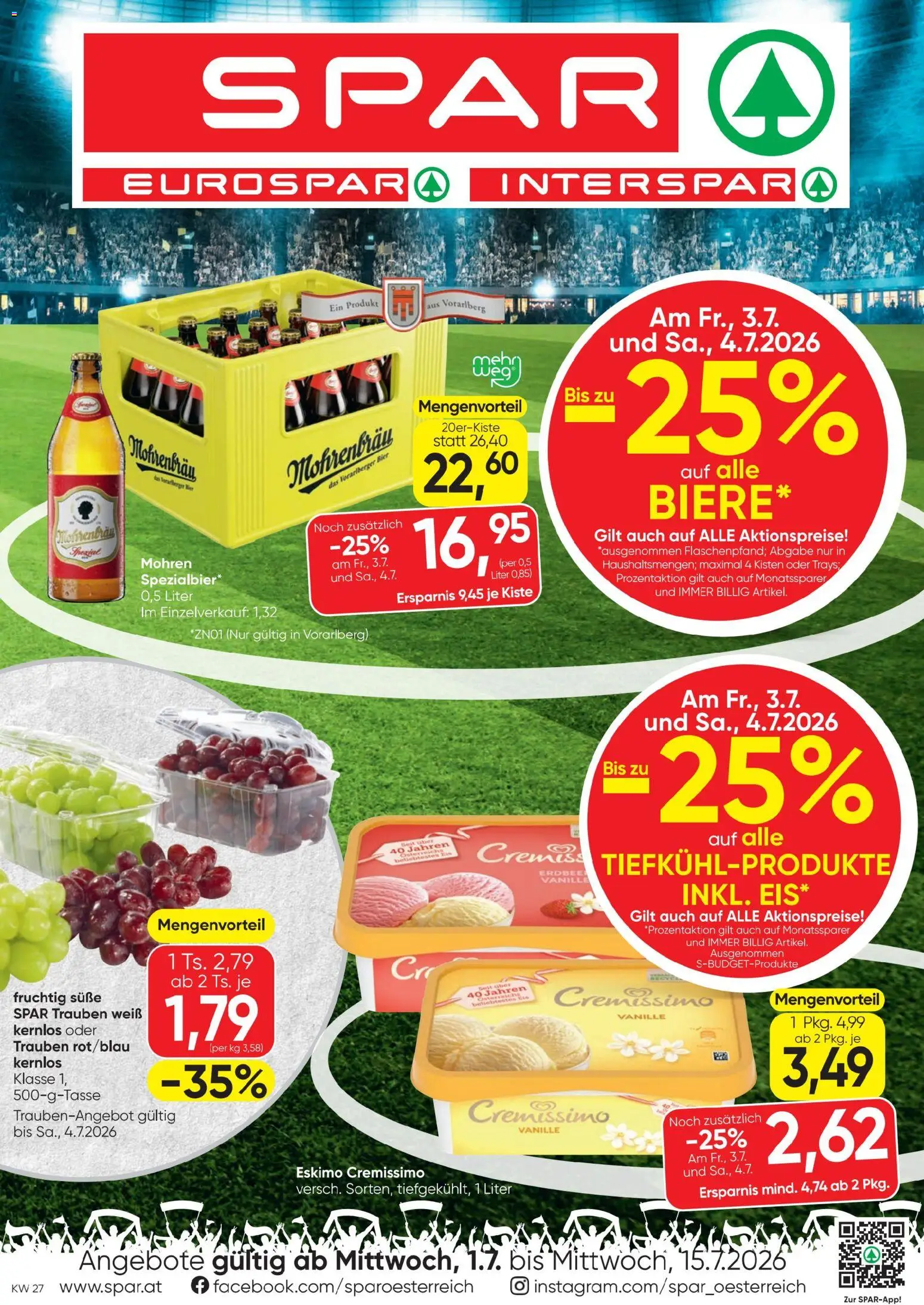 Vorschau der Angebote: Spar Spar - Flugblatt gültig ab 01.07.2026