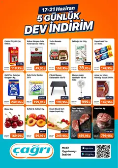 Çağrı Market Çağrı Market - 5 Günlük Dev İndirim 17.06.2026 - Broşürünün önizlemesi