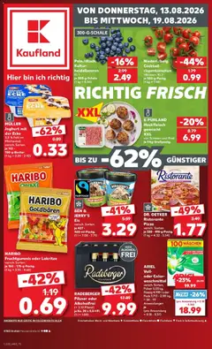 Vorschau von dem Prospekt des Geschäftes Kaufland, gültig ab dem 13.08.2026