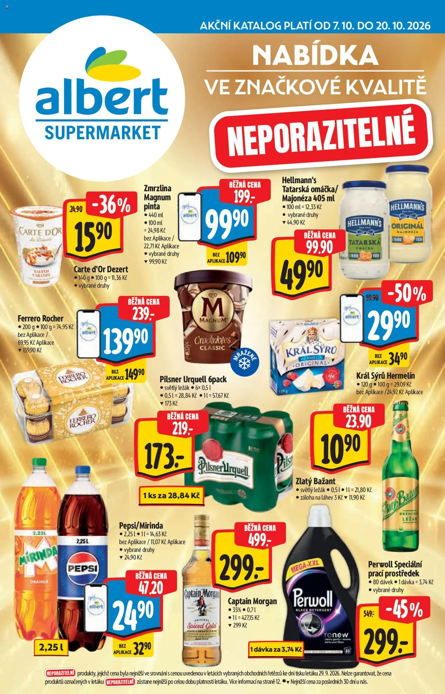Náhled nabídky: Albert Albert leták - Supermarket platný od 07.10.2026