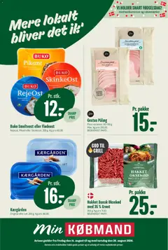 Eksempel på tilbudsavis Min Købmand - Tilbudsavis uge 34 fra butik Min Købmand gyldig fra 14/08/2026