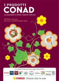 Anteprima dell'opuscolo Conad volantino Prodotti a marchio dal negozio Conad valido da 09/09/2026
