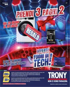 Anteprima dell'opuscolo Trony volantino Lombardia dal negozio Trony valido da 25/06/2026