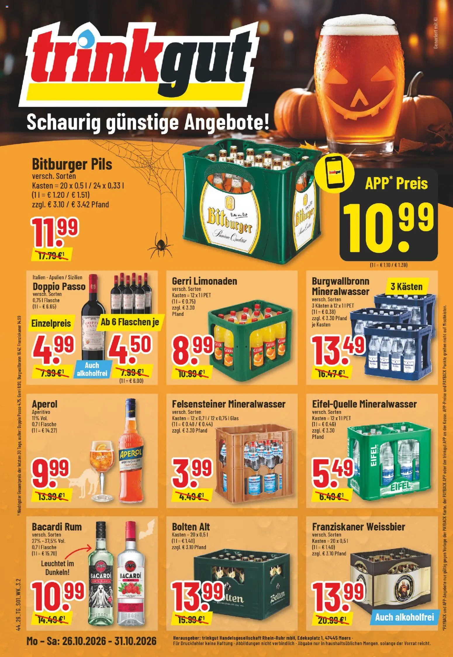 Vorschau von dem Prospekt des Geschäftes Trinkgut, gültig ab dem 26.10.2026