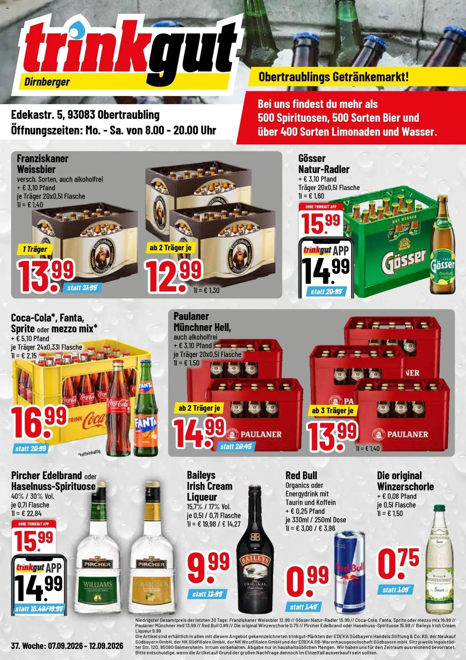 Vorschau von dem Prospekt des Geschäftes Trinkgut, gültig ab dem 07.09.2026