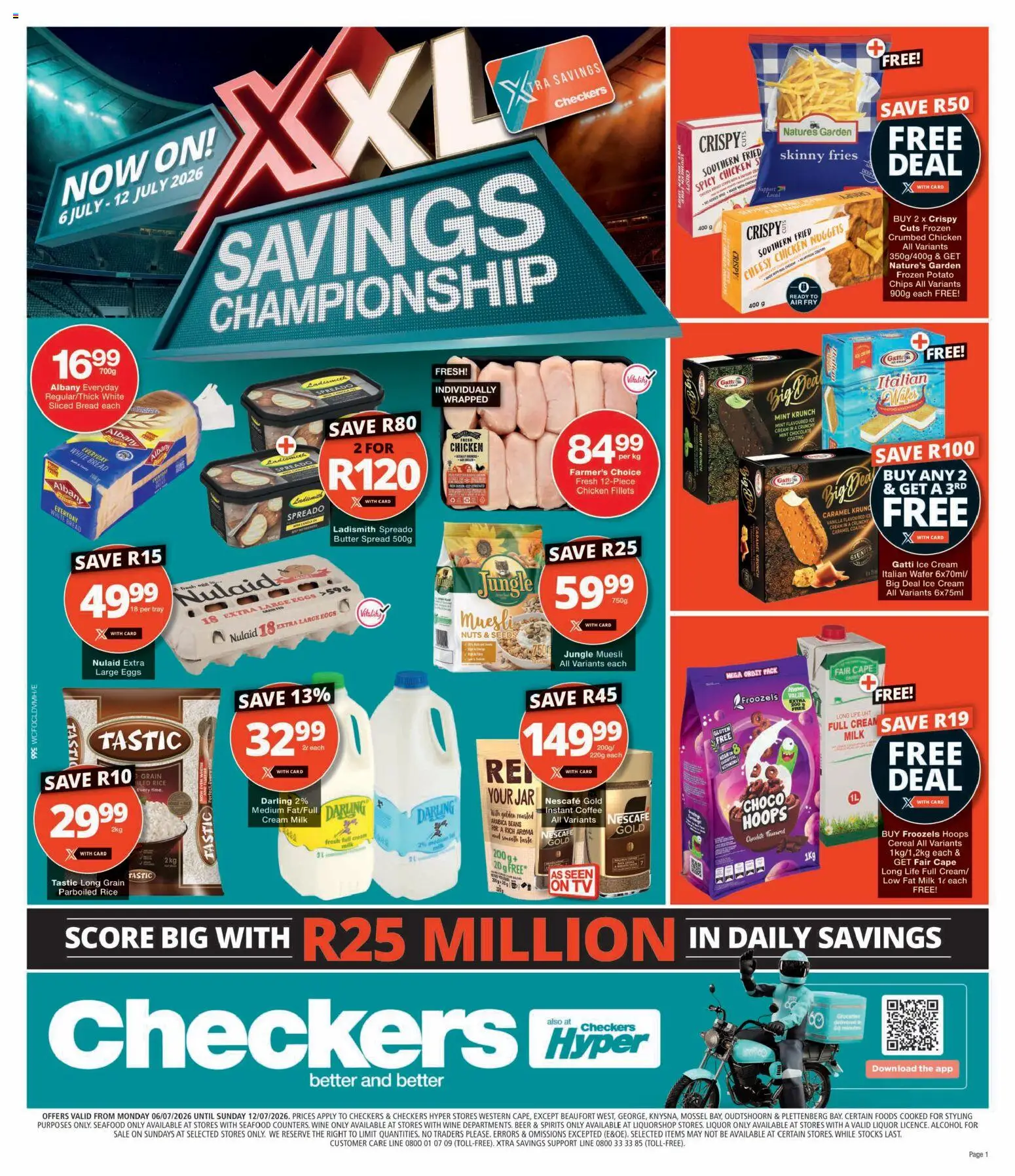 Preview of Checkers flyer valid from 06/07/2026