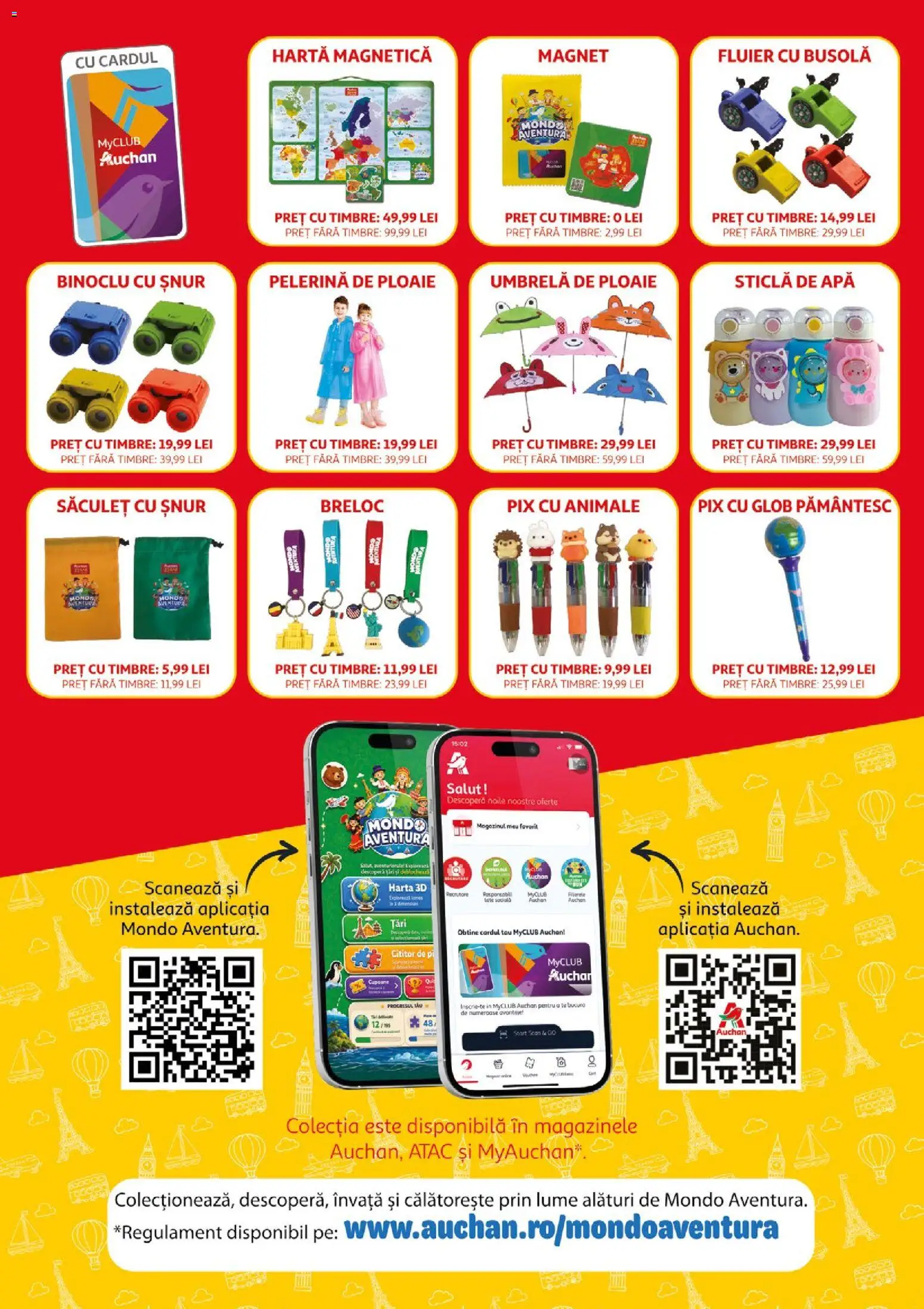 Previzualizarea de cataloage: Auchan Auchan Catalog valabil de la 12.10.2026 - Apă, Umbrelă