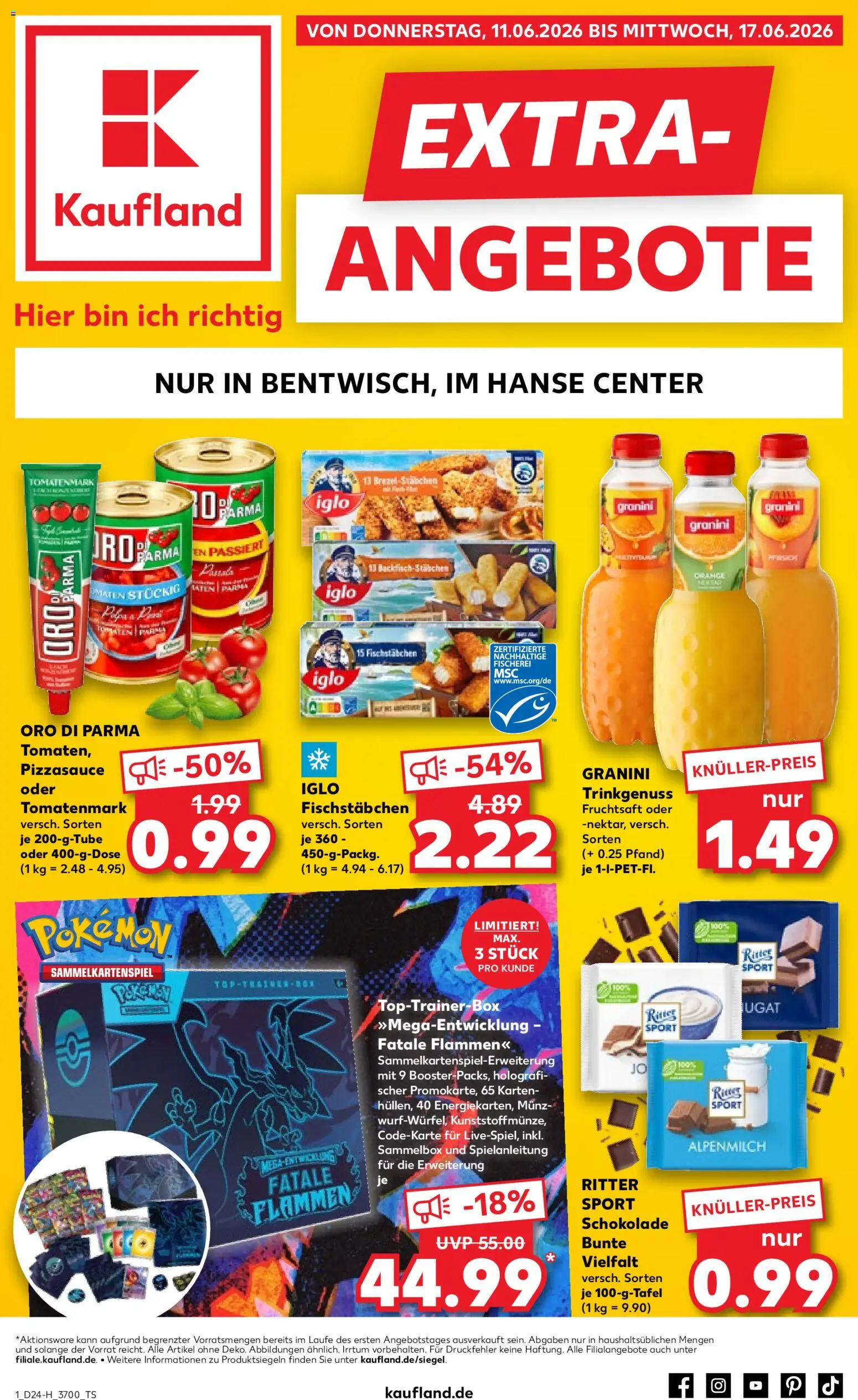 Vorschau von dem Prospekt des Geschäftes Kaufland, gültig ab dem 11.06.2026