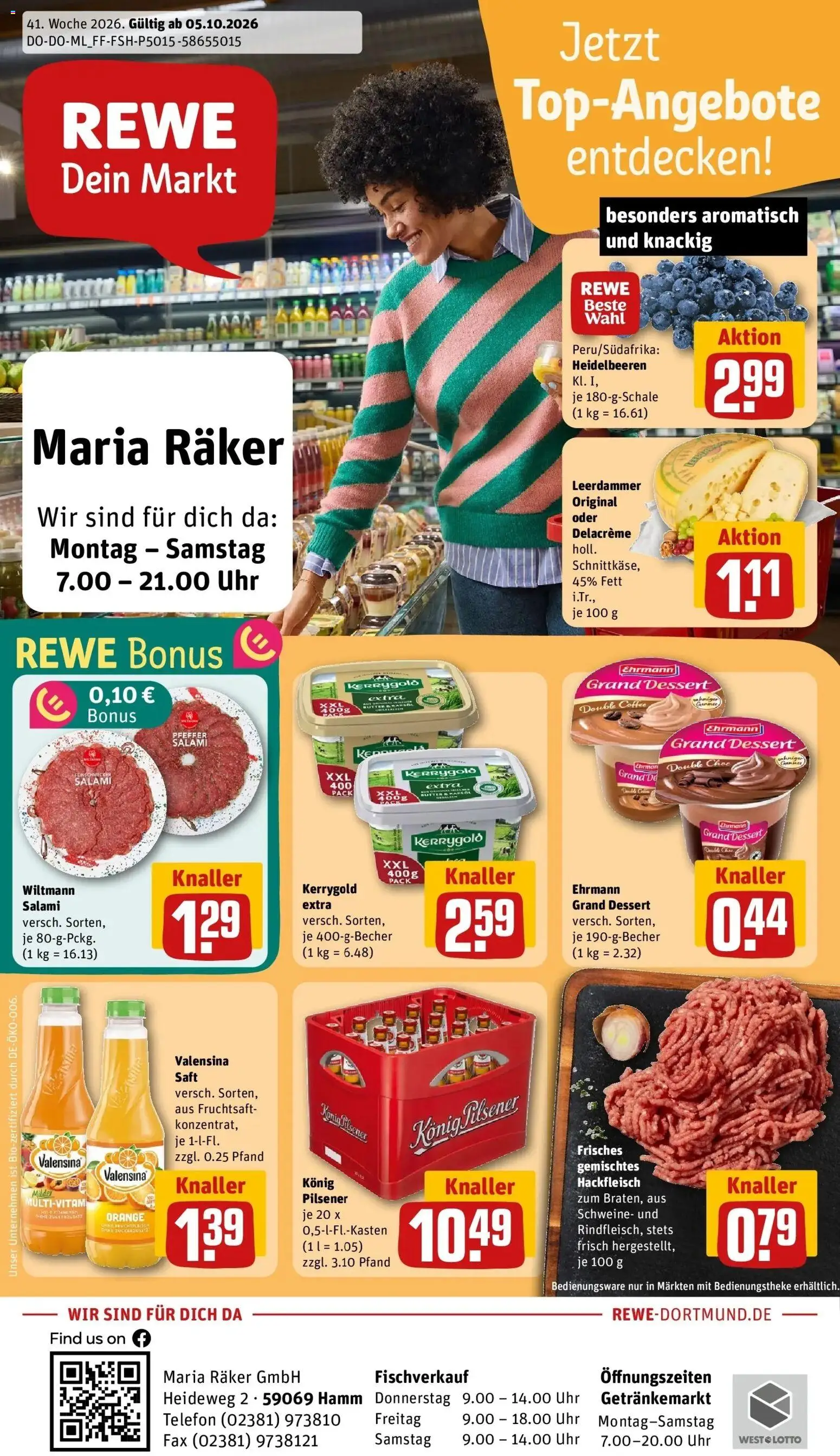 Vorschau von dem Prospekt des Geschäftes Rewe, gültig ab dem 05.10.2026