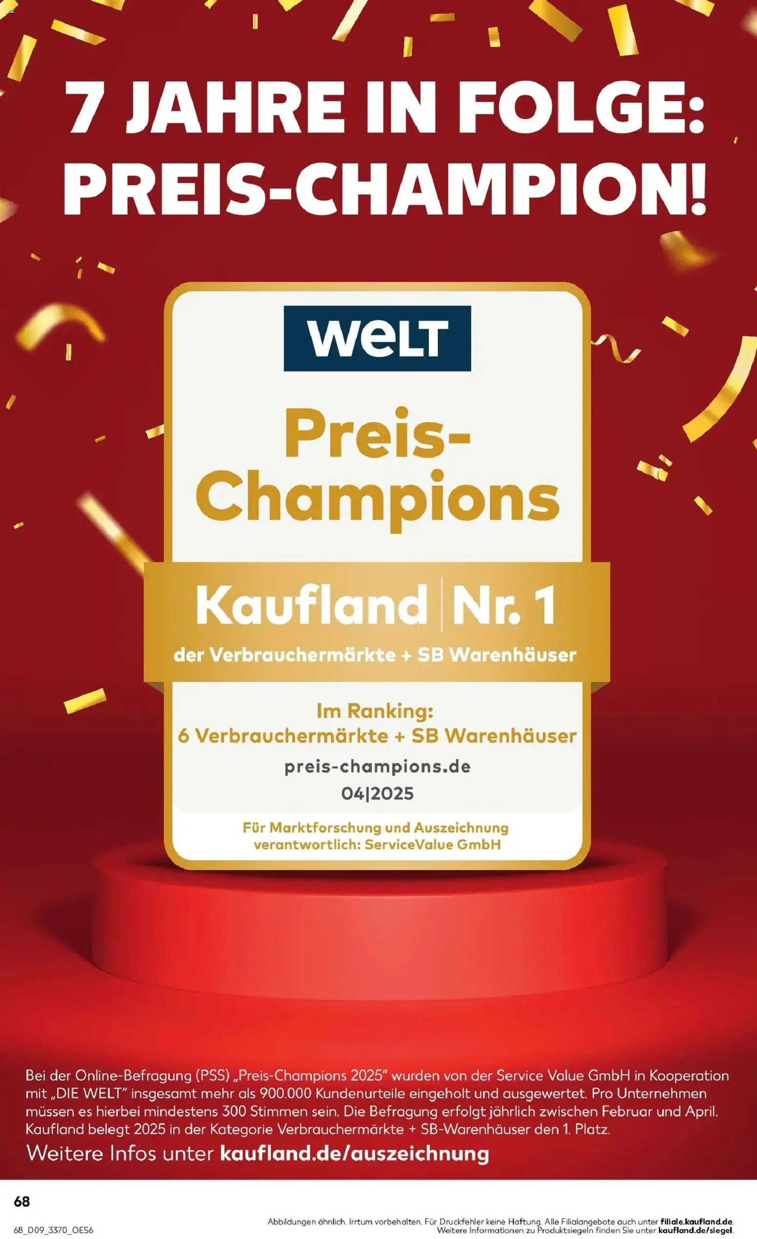 Vorschau von dem Prospekt des Geschäftes Kaufland, gültig ab dem 26.02.2026