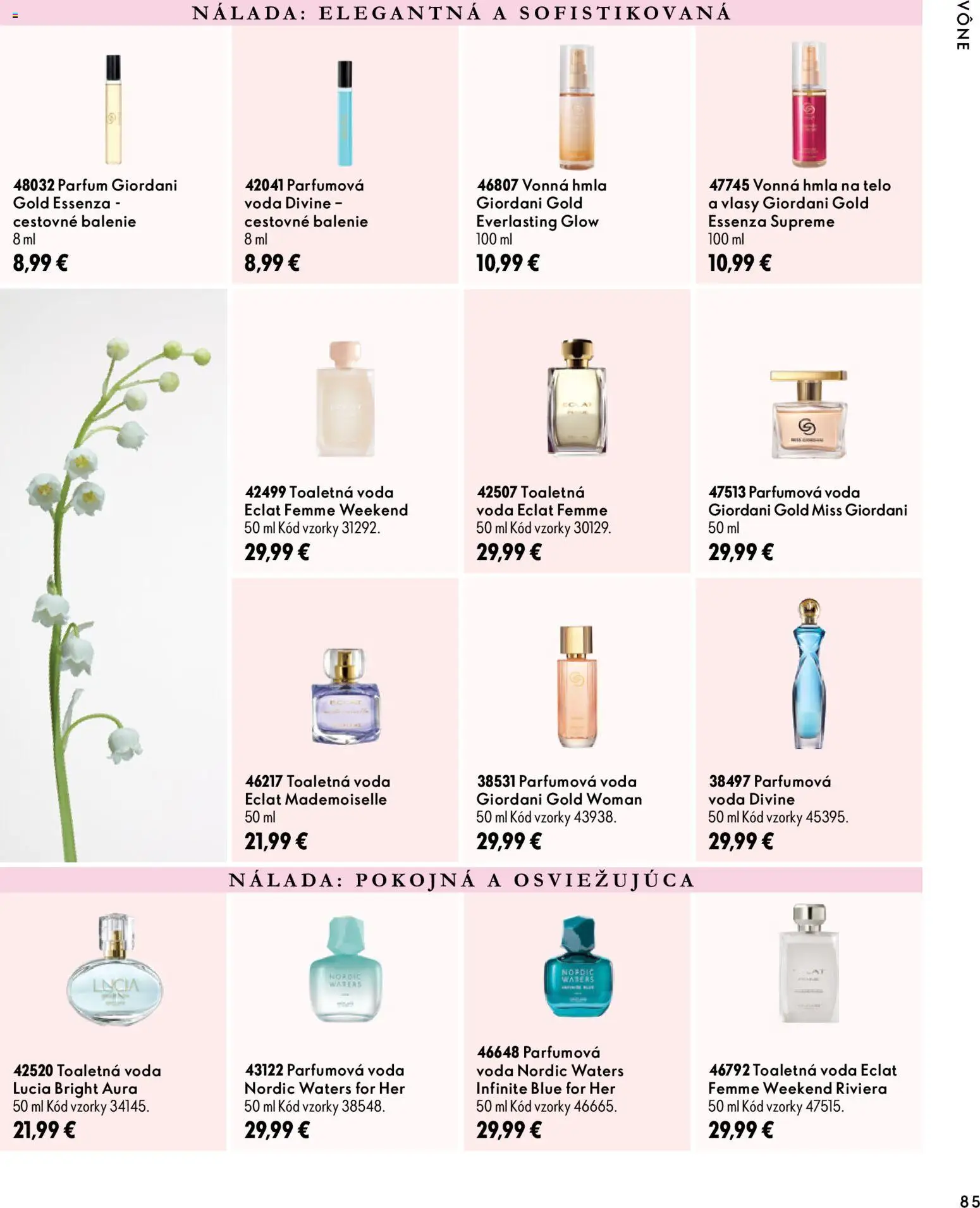 Náhľad Oriflame letáku platného od 30.09.2026 - Voda