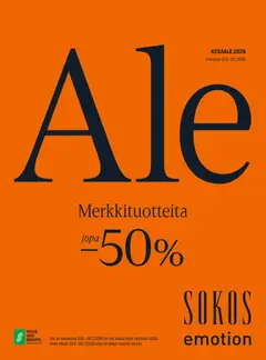 Kaupan Sokos Sokos tarjoukset esikatselu, voimassa 10/06/2026