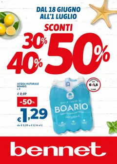Anteprima dell'opuscolo bennet volantino dal negozio bennet valido da 18/06/2026