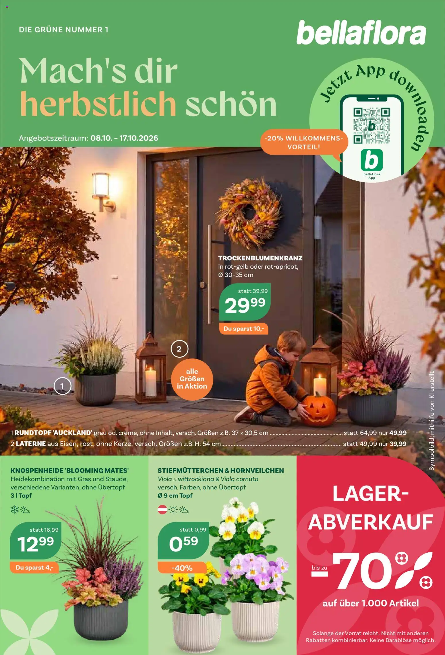 Vorschau der Angebote: bellaflora bellaflora Flugblatt gültig ab 08.10.2026