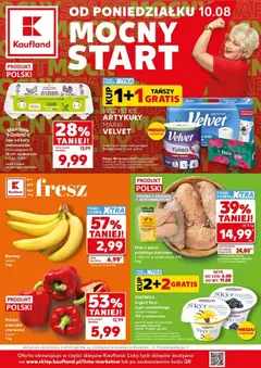 Pogląd gazetki "Kaufland Mocny Start ważne do 11.08" ze sklepu Kaufland ważnej od 10.08.2026
