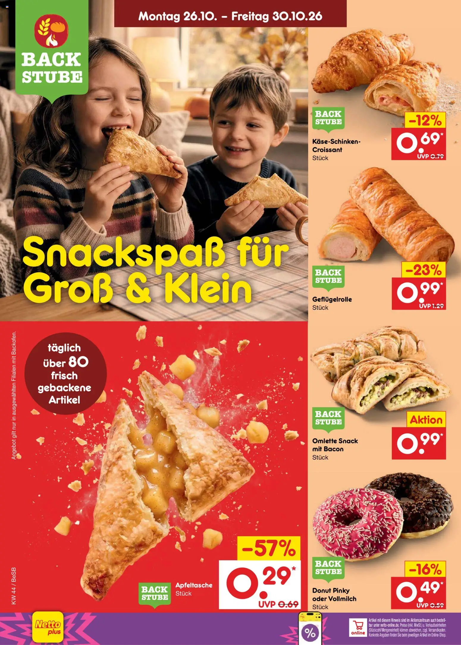 Vorschau von dem Prospekt des Geschäftes Netto Marken-Discount, gültig ab dem 26.10.2026