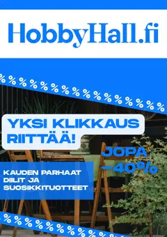 Kaupan Hobby Hall Hobby Hall tarjoukset esikatselu, voimassa 20/07/2026