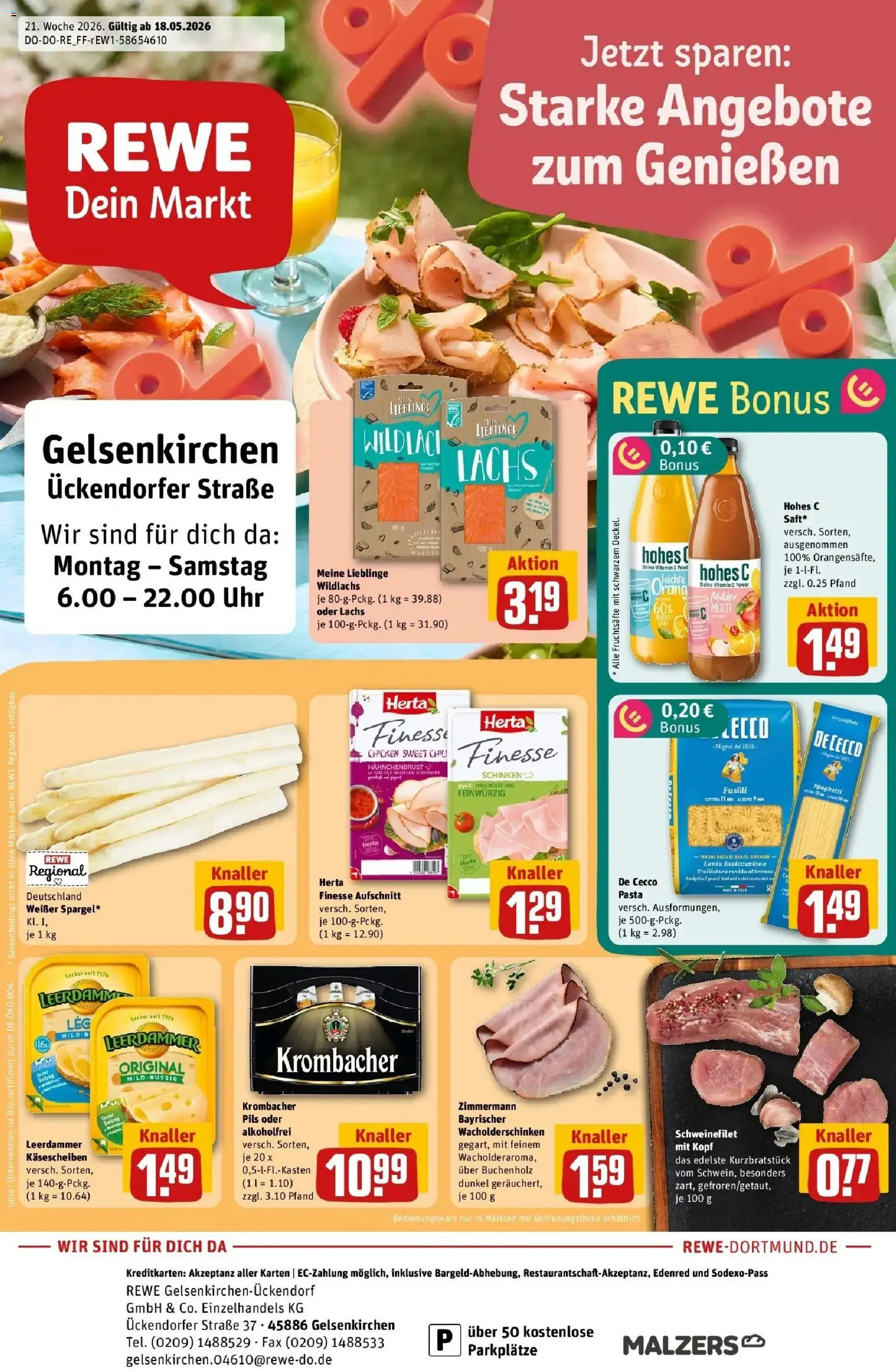 Vorschau von dem Prospekt des Geschäftes Rewe, gültig ab dem 17.05.2026