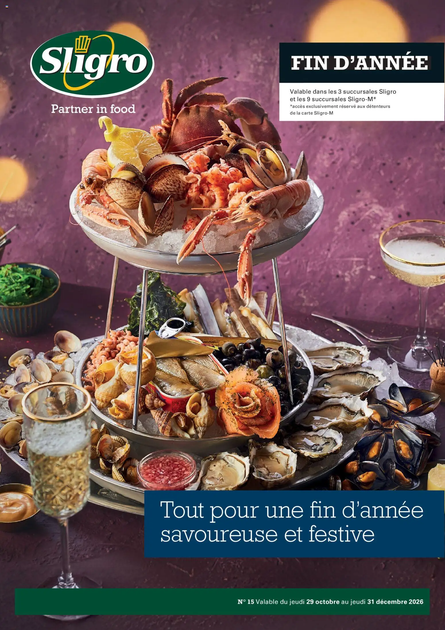 Voorbeeld van Sligro Food Publicité van winkel Sligro geldig vanaf 29/10/2026 - La