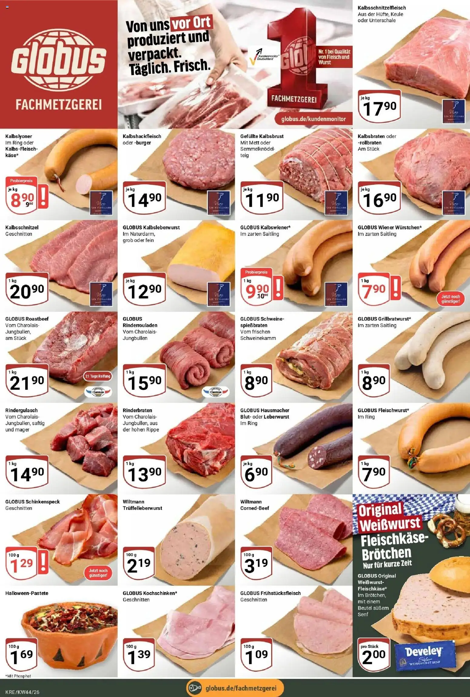 Vorschau von dem Prospekt des Geschäftes Globus, gültig ab dem 26.10.2026