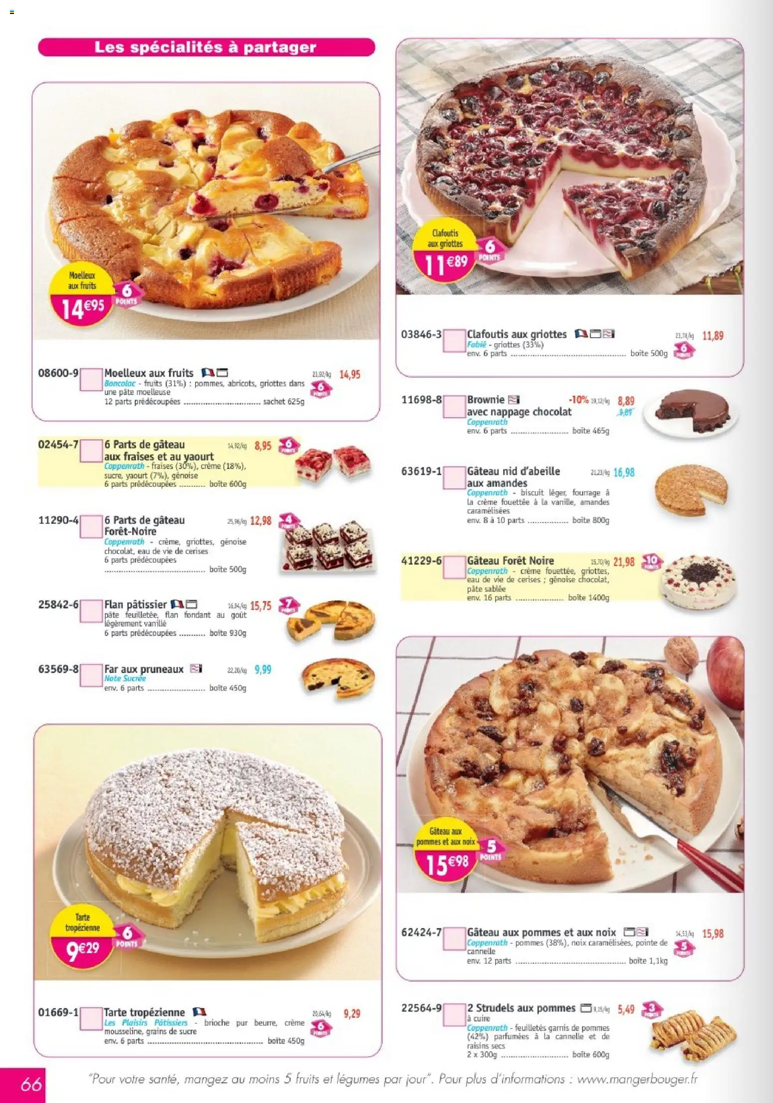 Prévisualisation de Maximo catalogue du magasin Maximo formulaire valide 26/10/2026 - Chocolat, Yaourt, Pâte, Noix, Cerises, Vanille, Crème fouettée, Pommes