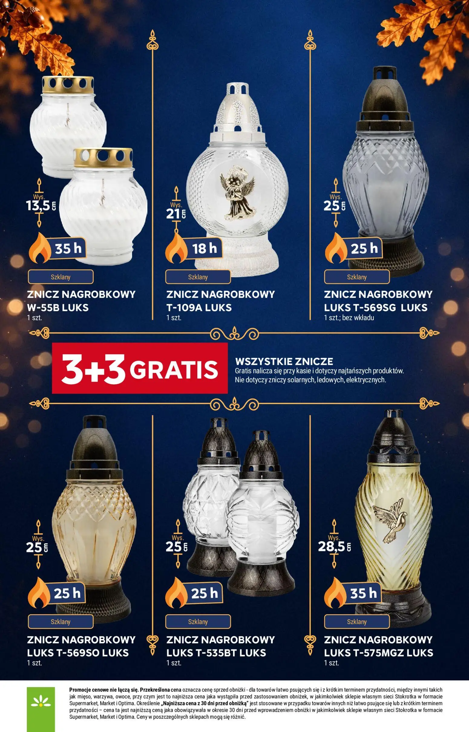 Pogląd gazetki "Stokrotka gazetka - Katalog Znicze" ze sklepu Stokrotka ważnej od 29.10.2026 - Stokrotka, Znicze