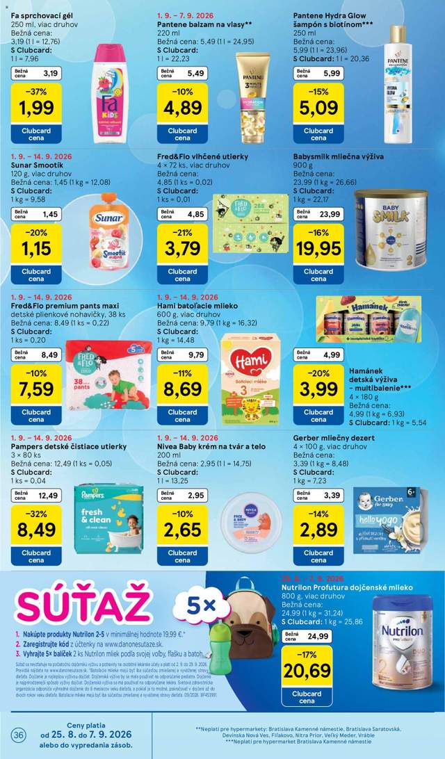 Nový Tesco leták od 02.09.