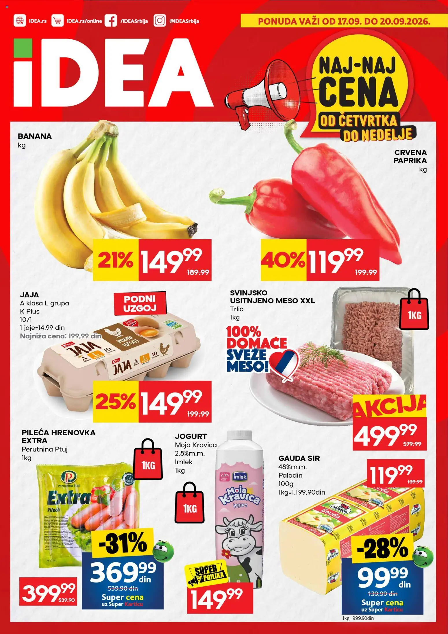 Pregled Idea kataloga - važi od 17.09.2026