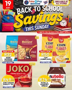 Preview of Take n Pay flyer valid from 19/07/2026