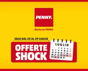 Anteprima dell'opuscolo PENNY volantino Offerte Shock dal negozio PENNY valido da 23/07/2026