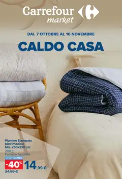 Anteprima dell'opuscolo Carrefour volantino Market Caldo Casa dal negozio Carrefour valido da 07/10/2026