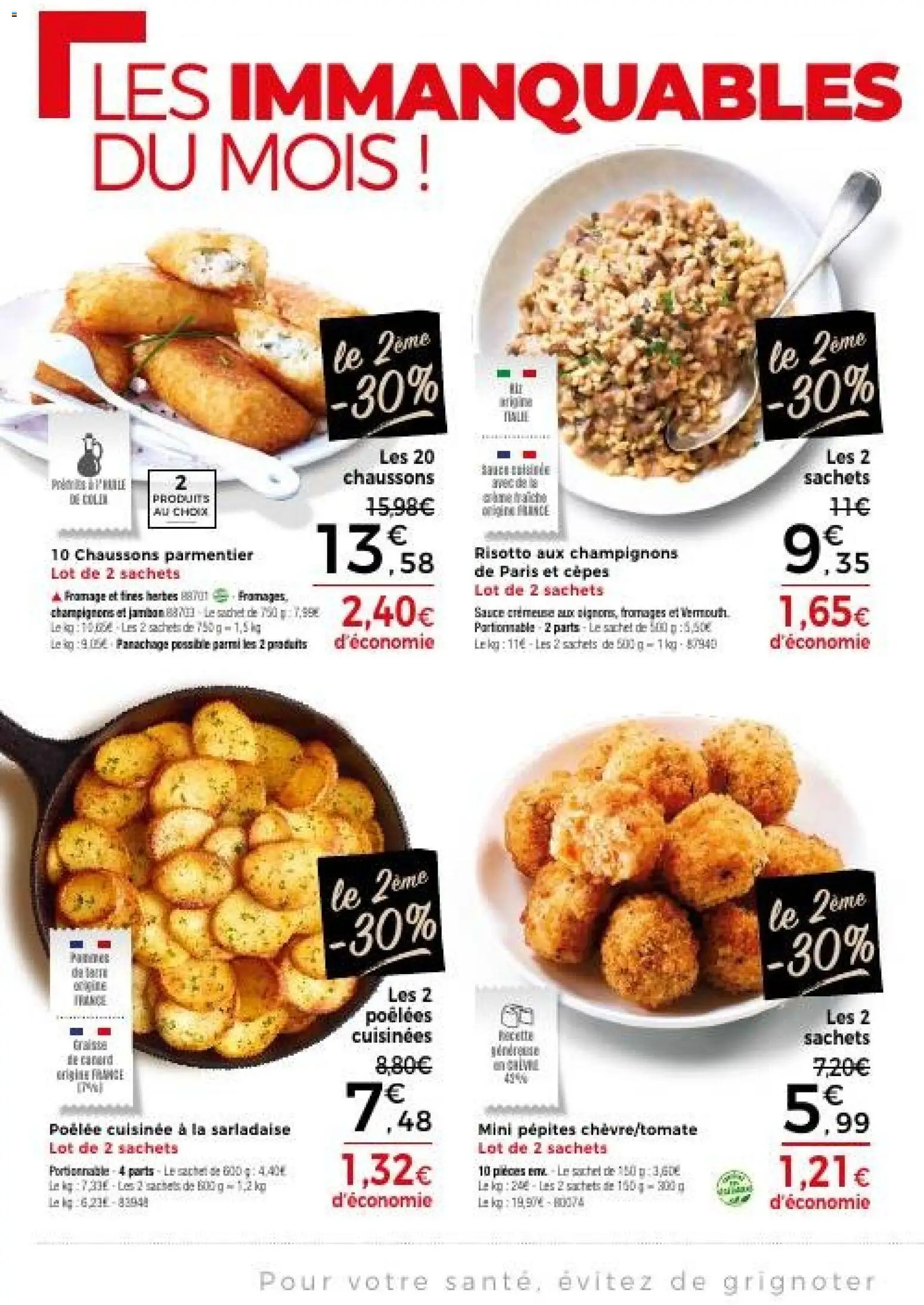 Prévisualisation de Thiriet catalogue du magasin Thiriet formulaire valide 24/08/2026 - Fromage, Canard, Chaussons, Jambon, Champignons