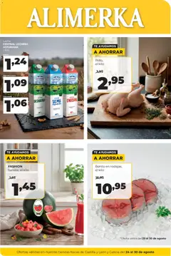 Vista previa del folleto de la tienda Alimerka válido desde el 24/08/2026 
